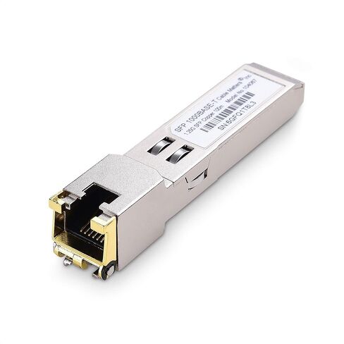 كابل مهم 10GBASE-T 10 جيجابت SFP+ إلى RJ45 وحدة إرسال واستقبال إيثرنت نحاسية لمعدات Cisco وUbiquiti وTP-Link وHuawei وMikrotik وNetgear وSupermicro in Kuwait