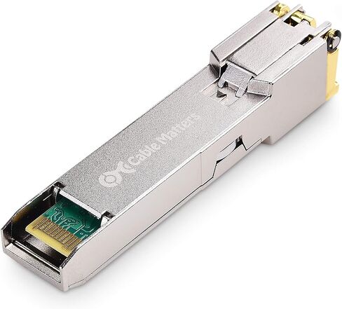 كابل مهم 10GBASE-T 10 جيجابت SFP+ إلى RJ45 وحدة إرسال واستقبال إيثرنت نحاسية لمعدات Cisco وUbiquiti وTP-Link وHuawei وMikrotik وNetgear وSupermicro in Kuwait