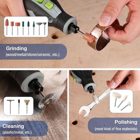 WORKPRO 530-Piece Rotary Tool Accessory Kit, Rotary Tool Bits for Easy Cutting, Grinding, Sanding, Polishing, Cleaning, Drilling, Carving and Engraving in Saudi Arabia