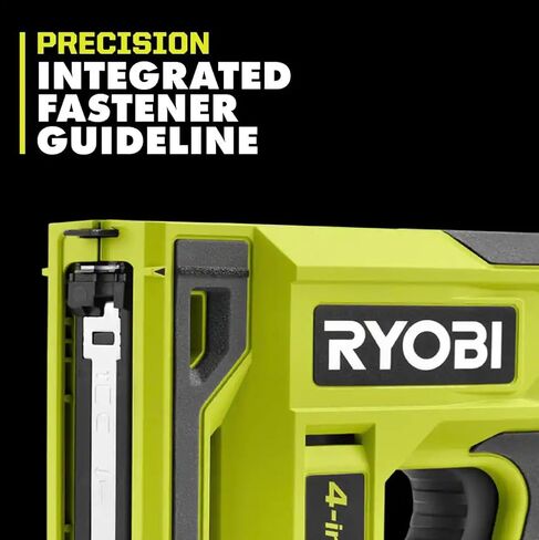 Ryobi USB Lithium 4-in-1 Stapler/Nailer Kit ، اللاسلكي مع بطارية 3AH ، 600+ من المواد الغذائية لكل شحنة ، مؤشر LED ، دليل الدقة in Saudi Arabia