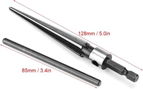 Wood Reamer Tool Tapered, Carbon Steel Reamers for Wood, T Shape T Handle Tapered Reamer with 3.4in Handle for Chamfers, and Screw Countersunk Holes on Wooden Boards Top in Saudi Arabia