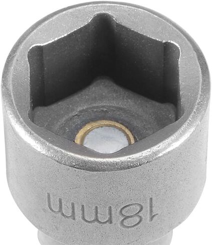 uxcell 1/4 "Quick-Change Hex Shank 17mm Magnetic Nut Setter Driver بتات ، طول 65 مم ، مقياس القياس in Saudi Arabia