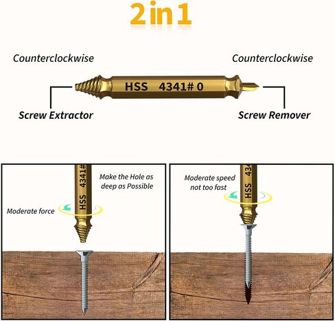 Gifts for Men – Stripped Screw Extractor Set – Father’s Day Gifts from Wife, Daughter, & Son – Easy Out Extractor Set for Nuts, Screws & Bolts – Perfect Husband & Birthday Gifts (Pack of 10) in Saudi Arabia