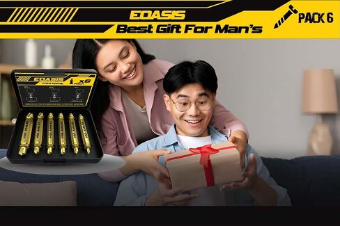 Gifts for Men – Stripped Screw Extractor Set – Father’s Day Gifts from Wife, Daughter, & Son – Easy Out Extractor Set for Nuts, Screws & Bolts – Perfect Husband & Birthday Gifts (Pack of 10) in Saudi Arabia