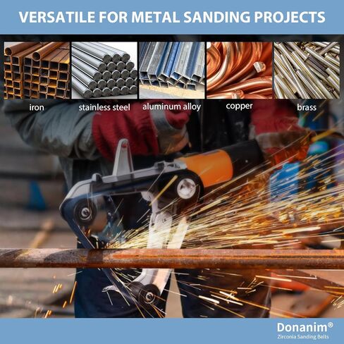 15 Pack 1-1/2 x 30" Zirconia Sanding Belts for Pipe Belt Sander, 1-1/2x30 Inch Sander Belts for Pipe Tube Polisher Sander, 1.5" x 30" Zirconia Metal Grinding Sand Belts for Polishing, 80 Grit in Kuwait