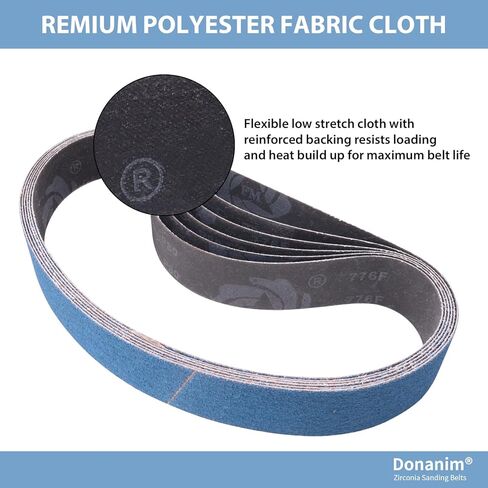 15 Pack 1-1/2 x 30" Zirconia Sanding Belts for Pipe Belt Sander, 1-1/2x30 Inch Sander Belts for Pipe Tube Polisher Sander, 1.5" x 30" Zirconia Metal Grinding Sand Belts for Polishing, 80 Grit in Kuwait