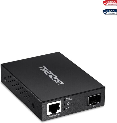 محول وسائط من TRENDnet 100/1000 Base-T إلى SFP ، حماية مدى الحياة ، TFC-1000MGA in Kuwait