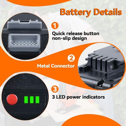 2Pack LB2X4020 6.0AH 20V LITHIUM ION BATTERY PACK بديل للبطارية السوداء و DECKER متوافقة مع LBXR20 LBXR2020 LBX4020 LB2X4020 OPE طاقة أكثر ارتفاعًا في السعة 20V كحد أقصى للأدوات اللاسلكية in Saudi Arabia