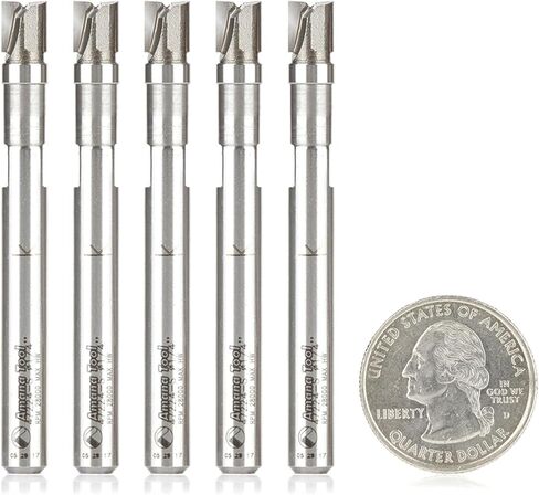 Amana Tool 47224-S-5 5 pack miniatureflush trim tamplate1/4 d x 1/4 ch ch 1/4 inch shkcarbide bits truced bits with mini 1/4 d ball ball upp in Kuwait