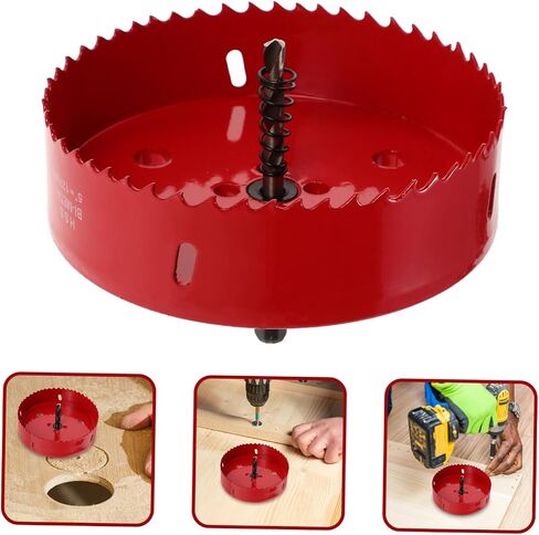 Mikikit 127mm ثنائي الثقب ثنائي المعدني مثقاب لتقطيع الخشب والمعادن من ألواح ثقب الذرة المتوافقة مع الفولاذ المقاوم للصدأ in Saudi Arabia