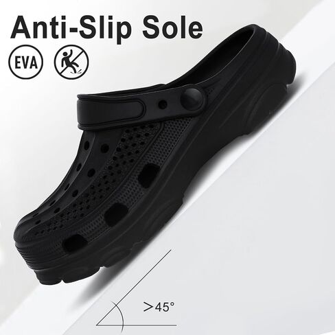 Beslip Womens Mens Garden Clogs Shoes with Arch Support Unisex Comfort Slip-on Sandals in Kuwait