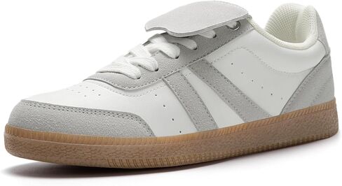 Rihero Women's Fashion Sneakers Tennis Walking Shoes Lace-Up Comfortable Non Slip Casual Sneakers in Kuwait