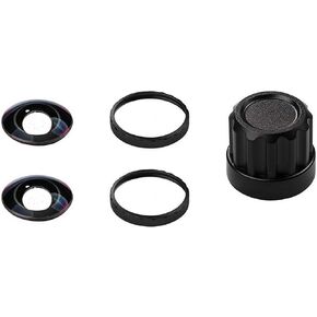 Replacement Lens Kit for Insta360 X5 - HD Optical Glass Lens with Aluminum Tool & Multi-Color Rings, Easy DIY Swap for Uninterrupted Shooting (Black Ring Double Set) in Saudi Arabia