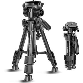 74 "-camera-tripod ، محترف ثلاثي الأبعاد/الساق الكاميرا بدون مرآة/DSLR/الهاتف الخلوي/كاميرا الفيديو/GoPro ، مع حامل الهاتف وحقيبة السفر (Gunmetal Gray) الوزن 2.8 رطل 8.8 رطل 8.8 رطل in Kuwait