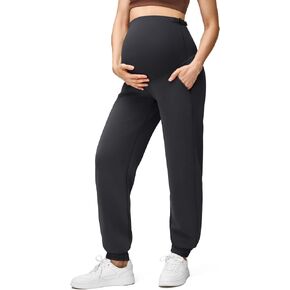 G4Free Smoofit Modal Soft Maternity Joggers with Pockets Over The Belly Pregnancy Casual Sweatpants in Kuwait