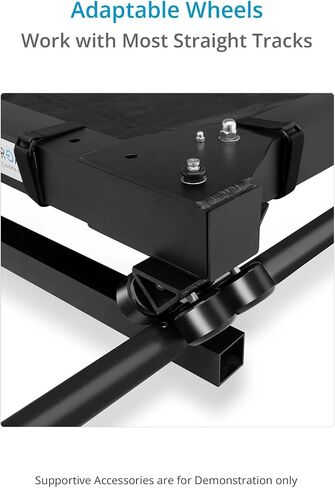 PROAIM Heavy Duty 16 Wheels Set for Camera Dolly Track. Pin Diameter - 12mm, Pin Length - 104mm. for Straight Curved & Track Rails. Solid Construction with 500kg/1100lb Payload in Saudi Arabia