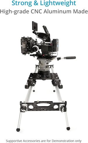 PROAIM 8ft Track Track Mipe Mipe Kit لـ Polaris و Fusion & Breeza Video Camera Film Dolly. قطر - 1.5 "حمولة تصل إلى 50 كجم / 110 رطل. in Saudi Arabia