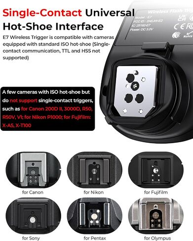 Upgraded Wireless Flash Trigger Transmitter for Profoto Air1/Air2 System,for Canon for Nikon for Sony Fuji Cameras,Compatible with Profoto A1X, B1X, B2, B10, D2,Replaces Connect Pro,100CH 6 Groups in Saudi Arabia