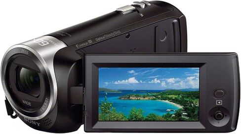 Sony HDR-CX405 HD Handycam + 64GB Memory + Hand Grip Tripod + Carrying Case + Memory Card Wallet + Deluxe Cleaning Kit + More (13pc Bundle) in Saudi Arabia