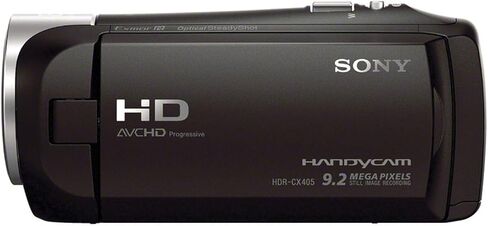Sony HDR-CX405 HD Handycam + 64GB Memory + Hand Grip Tripod + Carrying Case + Memory Card Wallet + Deluxe Cleaning Kit + More (13pc Bundle) in Saudi Arabia