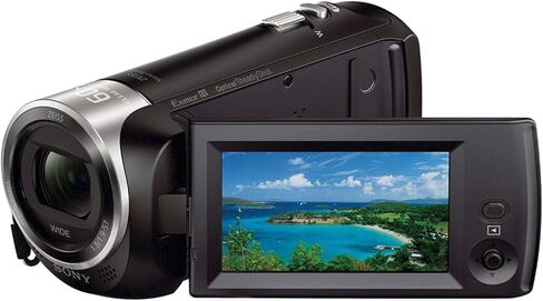 Sony HDR-CX405 HD HANYCAM + RGB LED VIDEO LIGHT + 2PC 64GB الذاكرة + شاحن + بطارية إضافية + TRUPOD + CARTING CASE + Deluxe Cleaning Kit + More (حزمة 18PC) in Kuwait