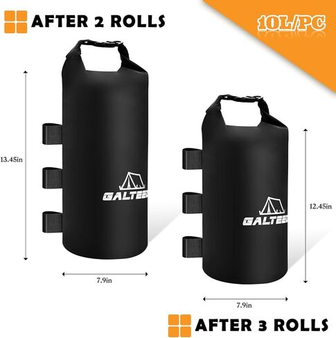 Canopy Water Weight Bag,220 LBS Canopy Weights Sand Bags,Canopy Tent Weights for Canopy Legs,Heavy Duty Weights Bags for Pop Up Tent Gazebo Legs(Without Sand) in Kuwait