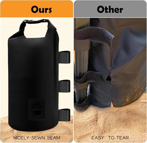 Canopy Water Weight Bag,220 LBS Canopy Weights Sand Bags,Canopy Tent Weights for Canopy Legs,Heavy Duty Weights Bags for Pop Up Tent Gazebo Legs(Without Sand) in Kuwait