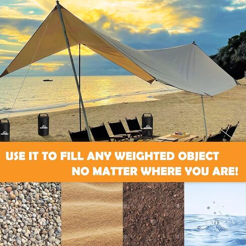 Canopy Water Weight Bag,220 LBS Canopy Weights Sand Bags,Canopy Tent Weights for Canopy Legs,Heavy Duty Weights Bags for Pop Up Tent Gazebo Legs(Without Sand) in Kuwait