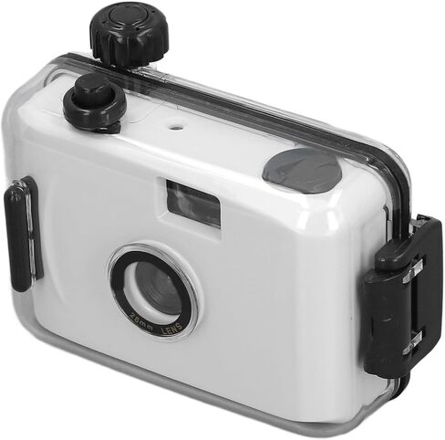 35mm Reusable Film Camera Snorkeling Shutter Speed 1/100s F/9 28MM Lens for Outdoor Adventures (Black and White) in Saudi Arabia