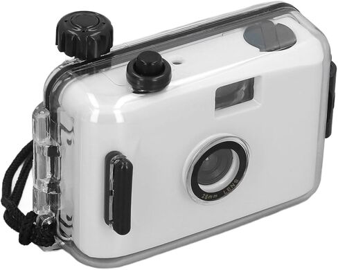 35mm Reusable Film Camera Snorkeling Shutter Speed 1/100s F/9 28MM Lens for Outdoor Adventures (Black and White) in Saudi Arabia