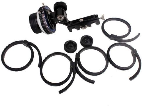 TILTA Follow Focus with Hard stops-15mm,FF-T03 15mm Follow Focus with Hard Stops,Single-Sided DSLR Follow Focus,15 Rod A/B Follow Focus for Rail Rod Support Baseplate Mount 5D2 5D3 in Saudi Arabia