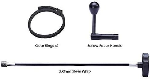 TILTA Follow Focus with Hard stops-15mm,FF-T03 15mm Follow Focus with Hard Stops,Single-Sided DSLR Follow Focus,15 Rod A/B Follow Focus for Rail Rod Support Baseplate Mount 5D2 5D3 in Saudi Arabia