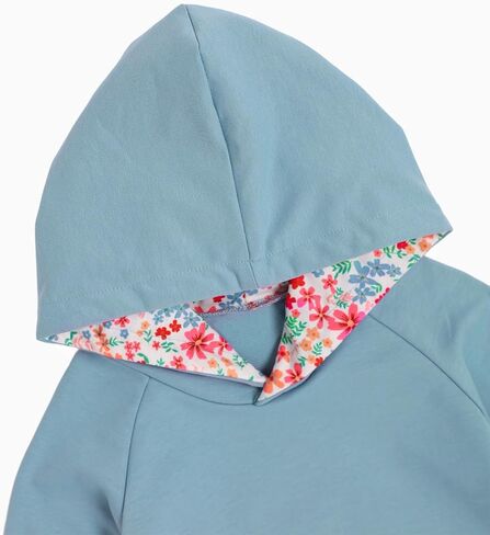 oklady Baby Girl Clothes,Hoodie Tops Floral Pant with Cute Headband Baby Girl Fall Outfits in Saudi Arabia