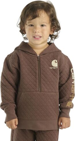 Carhartt Boys Long-Sleeve نصف زيب مقنع in Saudi Arabia