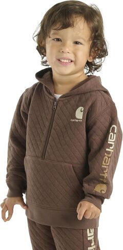 Carhartt Boys Long-Sleeve نصف زيب مقنع in Saudi Arabia