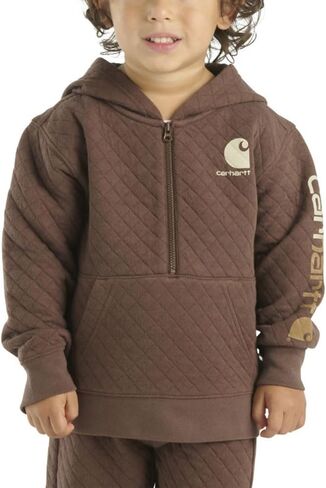 Carhartt Boys Long-Sleeve نصف زيب مقنع in Saudi Arabia