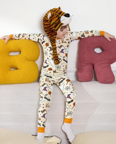 babee Reshinee Bamboo Viscose Toddler Pajamas Boys Girls Baby 12M-8Y Pjs Sets Kids 2pcs Long-Sleeve Snug fit Sleepwear in Kuwait