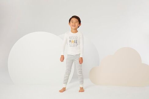 HUGGIES طقم بيجامة أطفال بأكمام طويلة مكون من 4 قطع in Kuwait