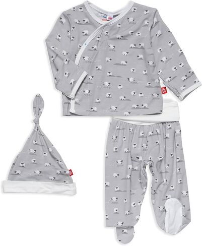 Magnetic Me Modal Newborn Take Home Kimono Set | Silky Soft Modal Fabric in Saudi Arabia