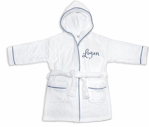 PERSONALIZED Baby Bathrobe -Toddler Bath robe Custom Monogram Embroidered Terry Robe in Kuwait