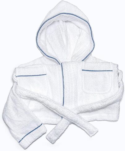 PERSONALIZED Baby Bathrobe -Toddler Bath robe Custom Monogram Embroidered Terry Robe in Kuwait