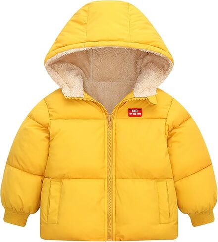 Baby Winter Coats Toddler Hooded Jackets Cotton Warm Lined Puffer Outerwear Baby Boys Girls Windproof Thick Clothes in Saudi Arabia