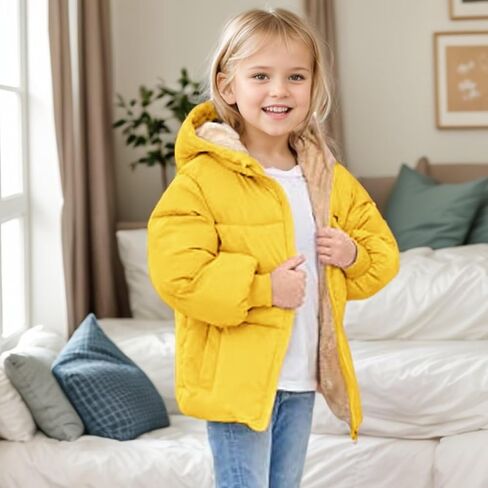 Baby Winter Coats Toddler Hooded Jackets Cotton Warm Lined Puffer Outerwear Baby Boys Girls Windproof Thick Clothes in Saudi Arabia