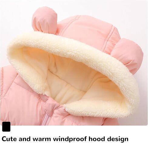 Newborn Baby Snowsuit Cute Boy Clothes Toddler Girl Snow Suits Jacket For Infant in Kuwait