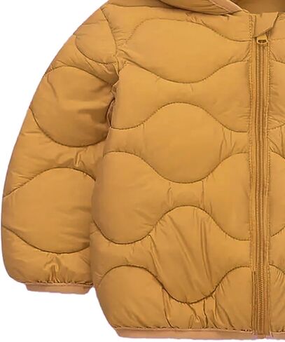 Toddler Winter Coats Puffer Padded Jacket Baby Boys Girls Bear Hoods Down Jacket Light Weight Infant Outerwear in Kuwait