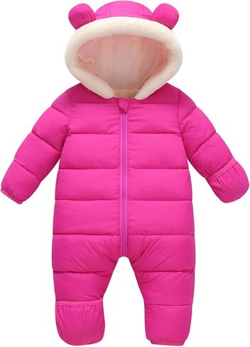 Newborn Baby Snowsuit Cute Boy Clothes Toddler Girl Snow Suits Jacket For Infant in Kuwait
