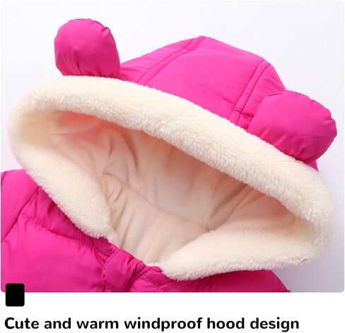 Newborn Baby Snowsuit Cute Boy Clothes Toddler Girl Snow Suits Jacket For Infant in Kuwait