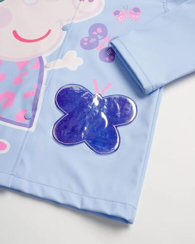 Hasbro Girls' Peppa Pig Jacket - Windbreaker Shell Raincoat (Toddler/Girl), Size 4-5, Peppa Pig in Saudi Arabia