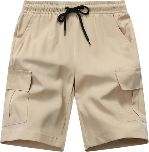 Baby Boys Lightweight Cargo Shorts Toddler Quick Dry Pull-On Hiking Shorts for Sports Outdoor with Pockets in Kuwait