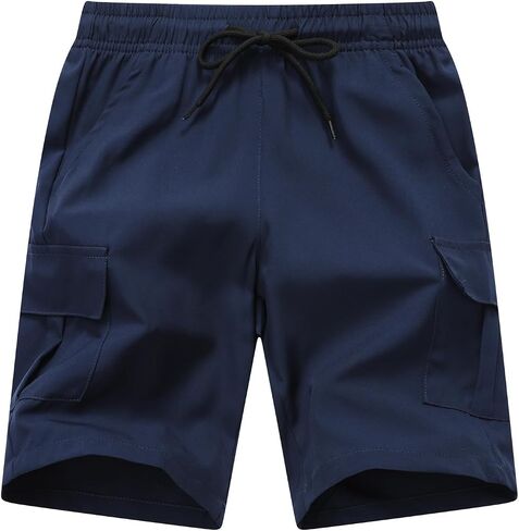 Baby Boys Lightweight Cargo Shorts Toddler Quick Dry Pull-On Hiking Shorts for Sports Outdoor with Pockets in Kuwait